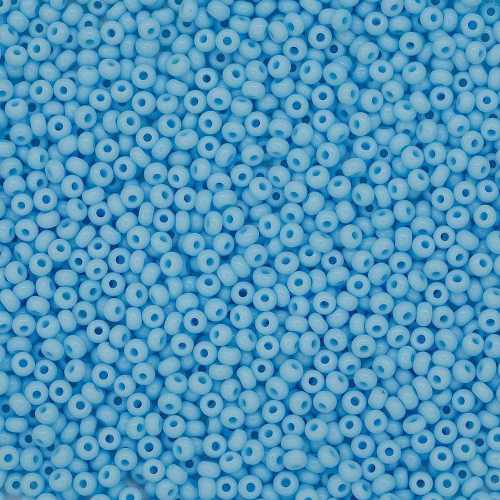 Бисер Preciosa 10/0 (2.3 мм), 100 г (5х20 г), непрозрачный, цв. 63000