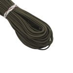 Резинка шляпная (шнур эластичный) ⌀2.0 мм / 30 метров, оливковый