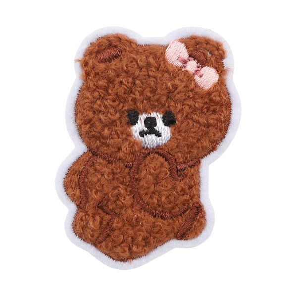 Термоаппликация Застенчивый Мишка, 4.9х3.7cm, Hobby&Pro