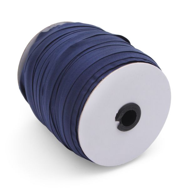 Косая бейка трикотажная 15 мм / 132±1 метра, 0511-0071, C147 темно-синий