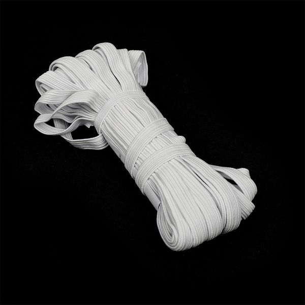 Резинка бельевая (стандартная) 7.0-8.0 мм / 5х10 метров, с39 цв.белый 8/8