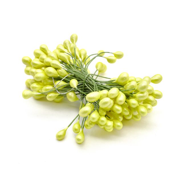 Тычинки для искусственных цветов 0,5х6см (желтый)