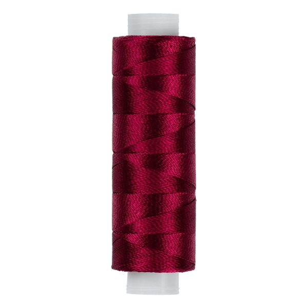 Нитки вышивальные Gamma V150/2, 10х200 ярдов, 3088 красно-бордовый