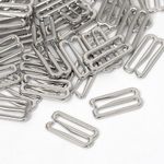 Крючки для бюстгальтера металл 18.0 мм, 918C цв.никель, уп.100 шт