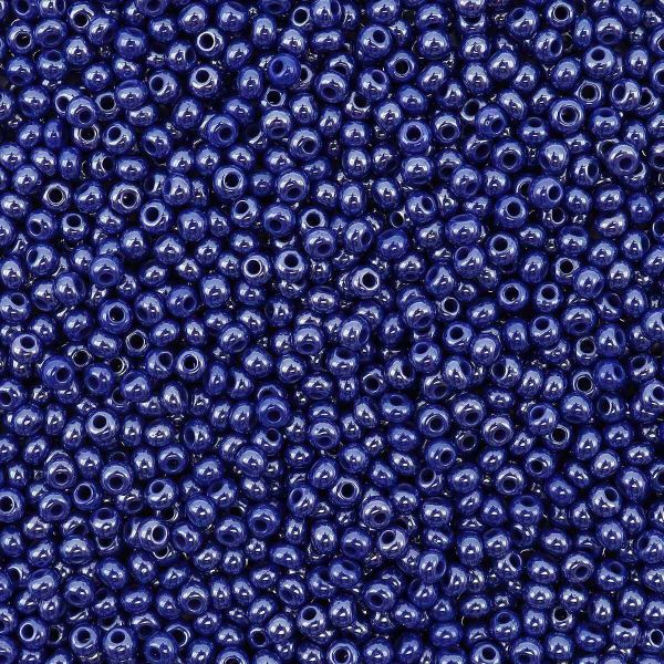 Бисер Preciosa непрозрачный с покрытием, 10/0 (38050), круг. отв., 500 г