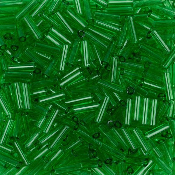 Бисер Preciosa Bugles 6.8 мм, 50 г, 50100 св.зеленый, 351-12001