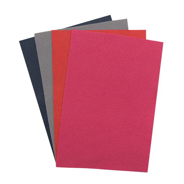 Фетр листовой мягкий 1.0 мм, 20х30см, 4 шт, Astra&Craft, 3