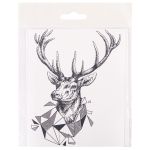 Термотрансфер №06, 1 шт, M-616 Олень 11х15 см, Gamma