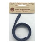 Полоса-ремень 110х2 см ± 1 мм 100% кожа, светло-синий