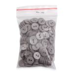 Пуговицы 2 прокола 18L, 11 мм, (Gray (серый)), NE74, 144 шт