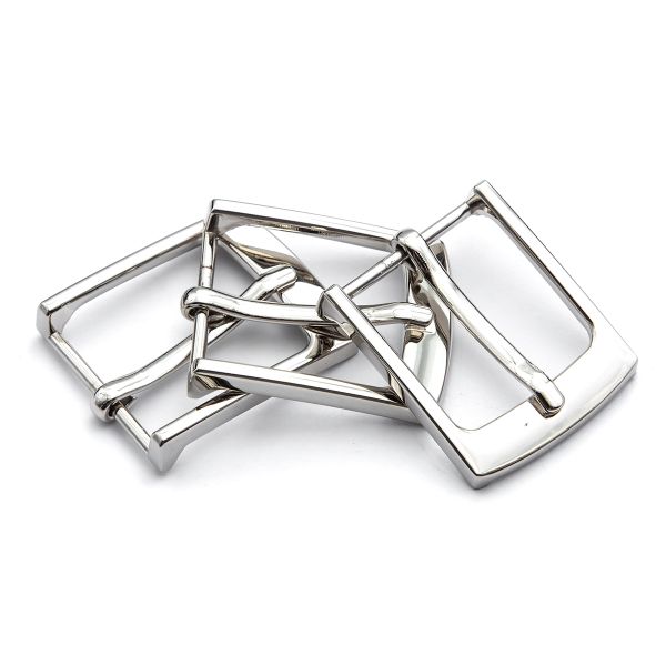 Пряжка ременная металл 30 мм (Silver (серебристый)), 3 шт, 618850-2