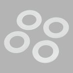 Кольцо уплотнительное под блочку №31 (17мм), пластик, 100 шт