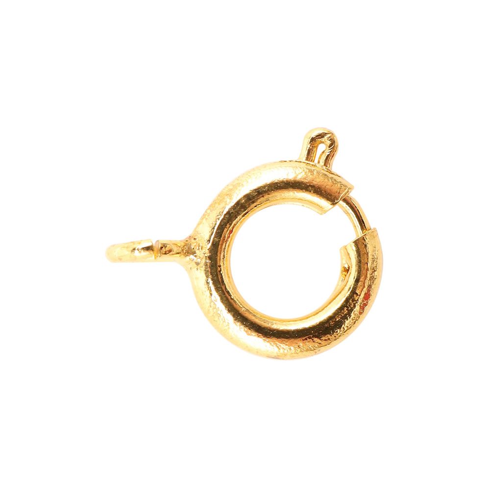 Замок для бус кольцо 9мм, 5 штук, Astra&Craft (яркое золото), 4AR240