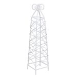 Миниатюра кукольная: Металлическая мини башенка, белая, 3,5х14 см, ScrapBerry"s