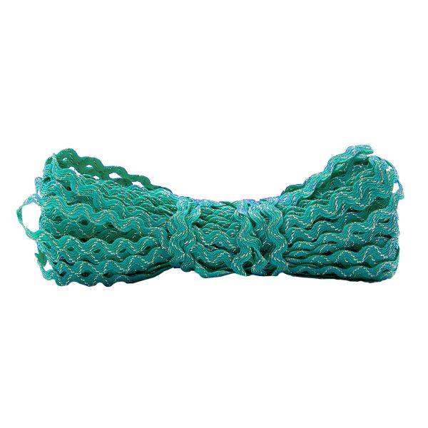 Тесьма вьюнчик с метанитью, 5 мм / 20 м (бирюза), С3584