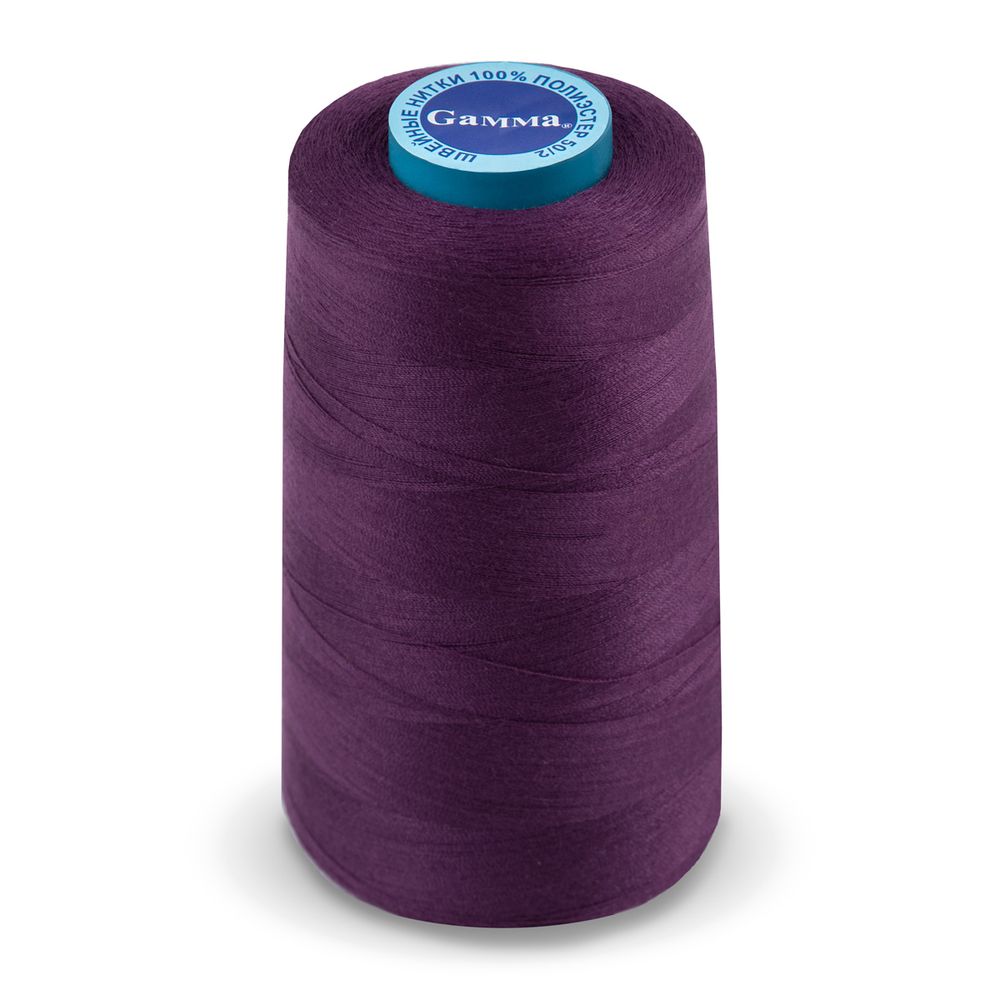 Нитки универсальные Gamma 50/2, 4570 м (5000 ярд) / 1 кат., 174 т.лиловый