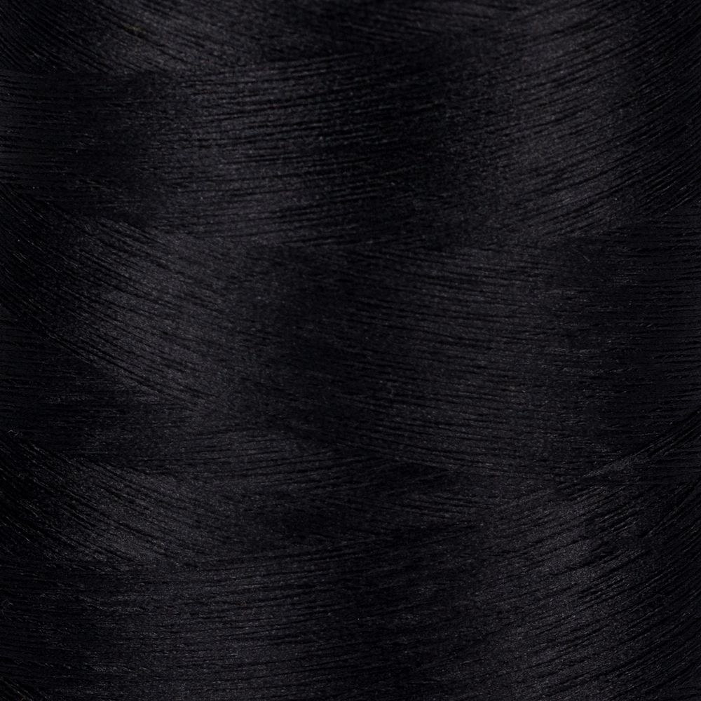 Нитки универсальные текстурированные Nitka U, 150D/1, 5000 м / 1 кат., 000 черный