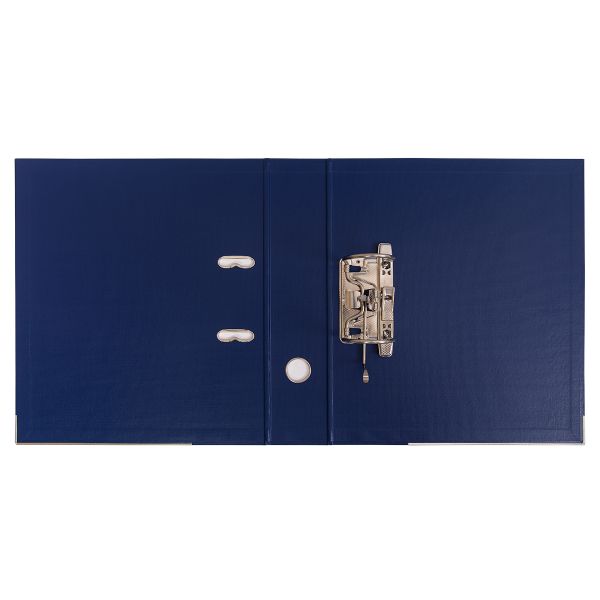 Регистратор PVC, 2-х стороннее покрытие, мет.уг. 75 мм, 10 шт, Premier A4 арочный механ, синий ЕС100262002, Expert Complete