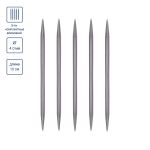 Спицы чулочные металл ⌀4.0 мм, 10 см, 5 шт, Gamma MK5-10