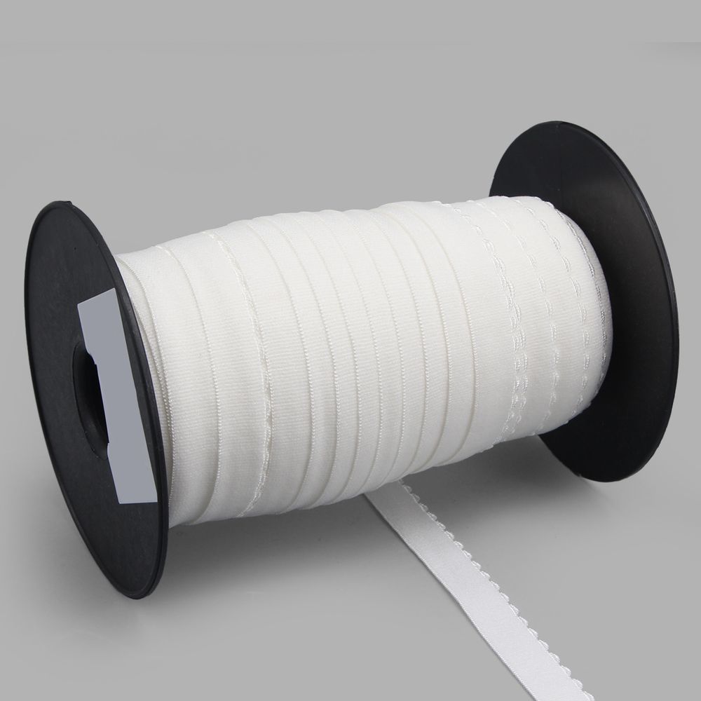 Резинка бельевая (отделочная) становая 15.0 мм / 50 метров, молочный, (ML175.015/1)