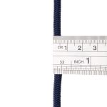 Шнур эластичный вязаный 4.5 мм / 50м (полиэстер 86%, латекс 14%) (темно-синий), Р2691