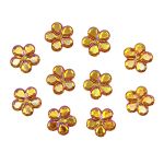 Украшения кабошоны Цветы, 16 мм, 10 шт, оранжевый, Dress it up