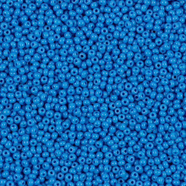 Бисер Preciosa 12/0 (2 мм), 50 г, 63080 голубой, 311-19001