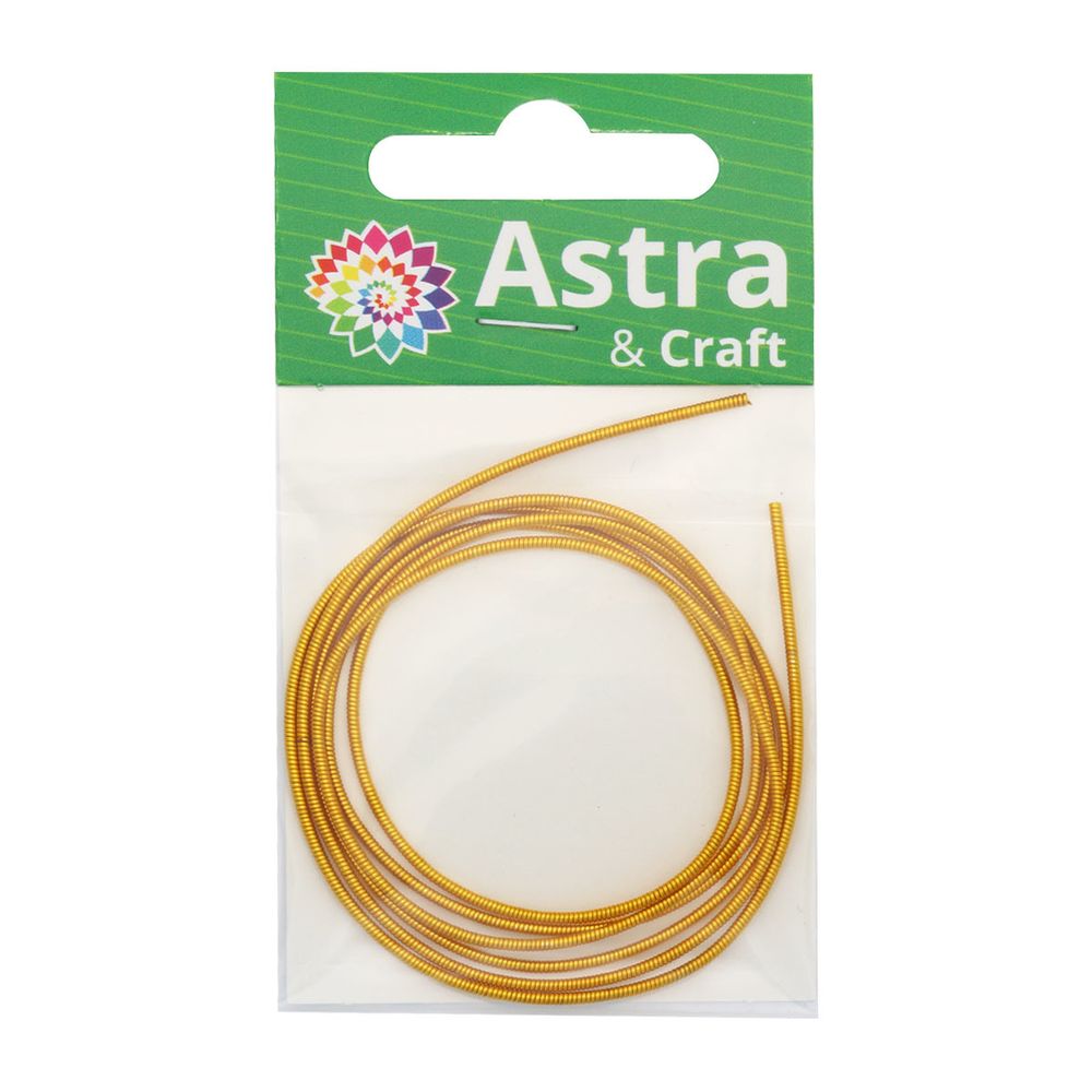 Канитель жесткая Золото 1,2 мм, 5±0,1г