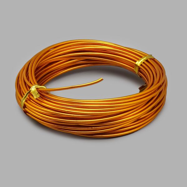 Проволока для рукоделия 2 мм / 10 м, Astra&Craft, 17 золото