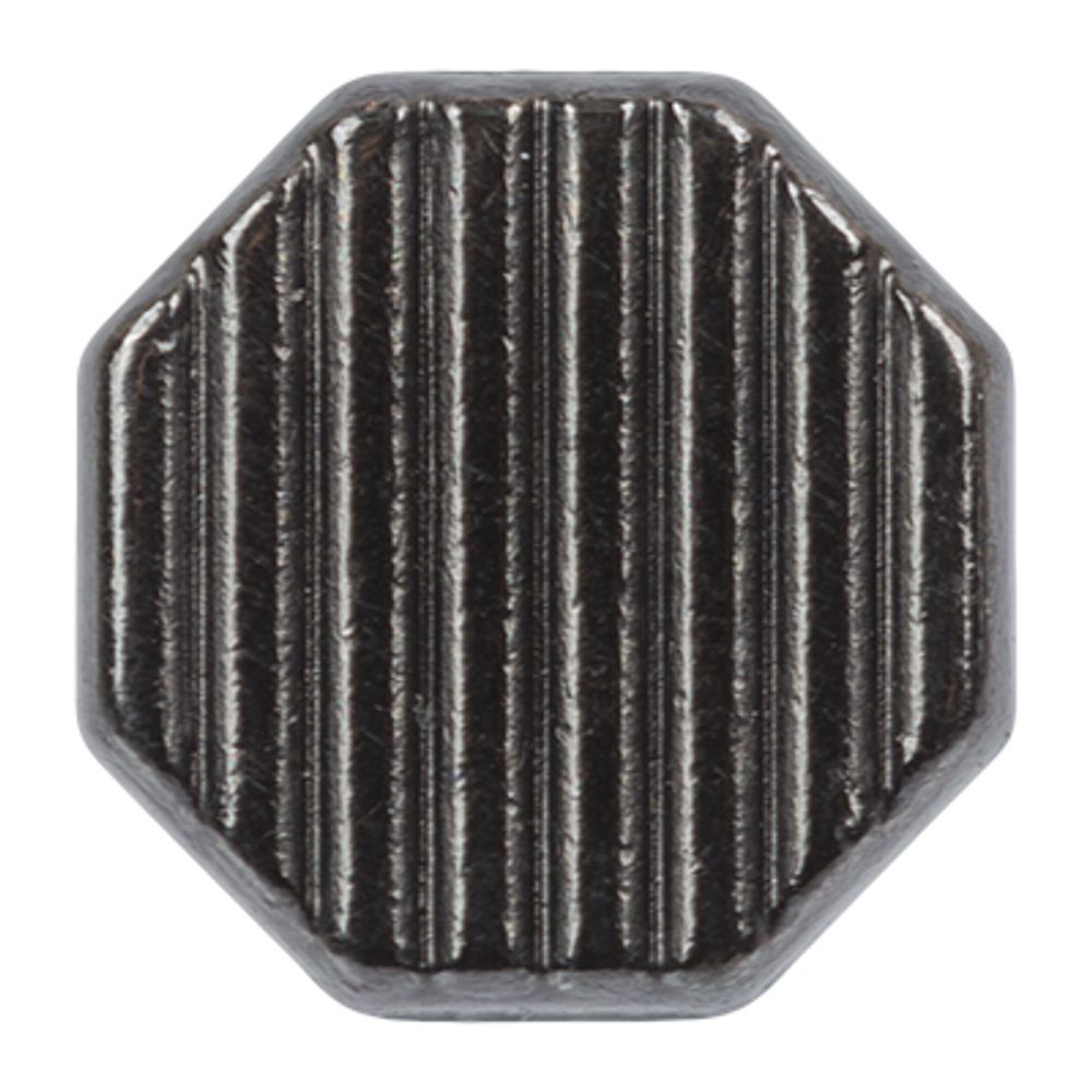 Пуговицы на ножке металл 9 мм, 24 шт, 06 черн.никель, Gamma MB 0202