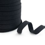 Шнур плоский плетеный х/б ⌀15.0 мм / 75 метров, (ГР) 02 черный, 07-4300