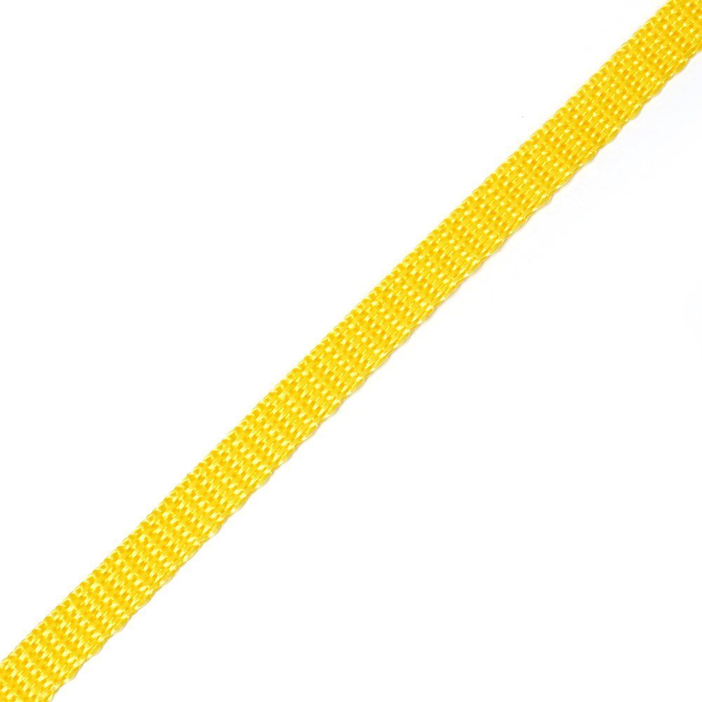 Стропа (ременная лента) 10 мм / 8х3.5м, 02 желтый