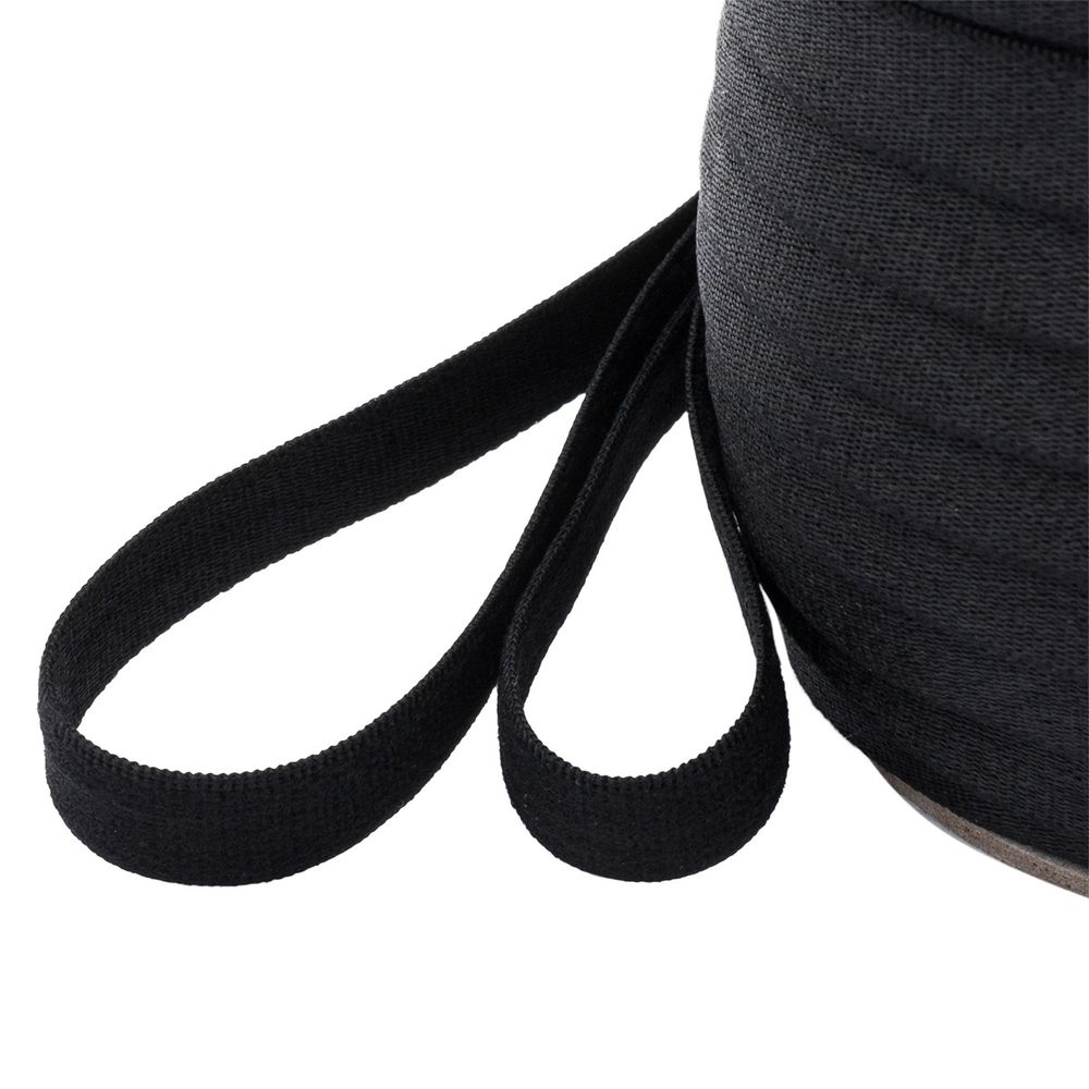 Резинка бельевая (бретелечная) 9.0 мм / 65.8 метров, черный