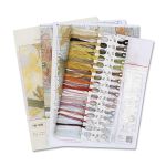 Набор для вышивания нитками МП Студия, Пушистый рыжик 19х19см