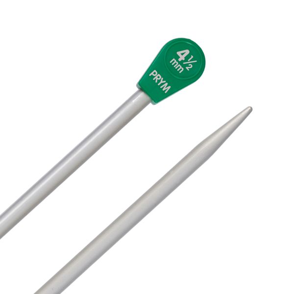 Спицы прямые ⌀4.5 мм, 35 см, 2 шт, с наконечниками, Prym 191466