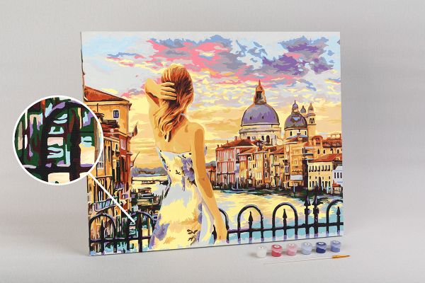 Картина по номерам Фрея PNB/PL-157, Вид на старый город, 50х40 см