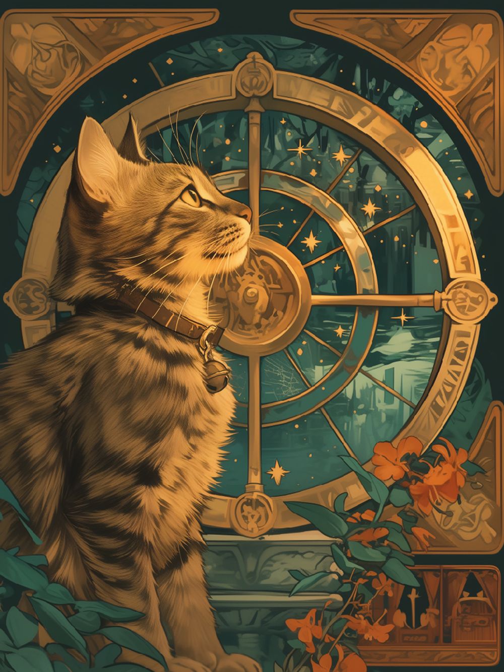 Пазл деревянный 500 элементов, PZLD-008 Кот Фортуны, Фрея