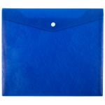 Папка-конверт для тетрадей с кнопкой A5+ 180 мкм, 20 шт, синий new ЕС2113002, Expert Complete