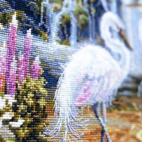 Набор для вышивания нитками Чудесная игла, Безмятежное утро, 30х30 см