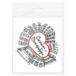 Термотрансфер 13х12 см, М-625 Санкт-Петербург Дворы, M №06 1 шт, Gamma