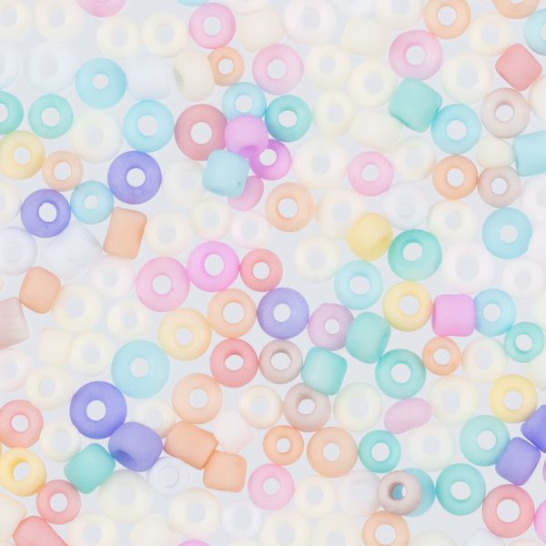 Бисер Zlatka 11/0 (2.1 мм), 100 г (10х10 г), №1010 микс меланж макарун, GR