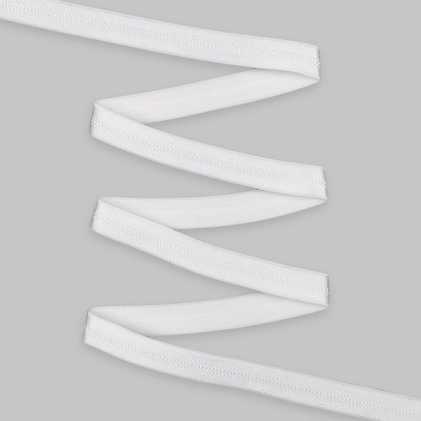 Резинка бельевая (бретелечная) 12.0 мм / 50 метров, белый, (ML207.012)