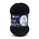Пряжа Astra Premium (Астра Премиум) Детская / уп.3 мот. по 90 г, 270 м, черный