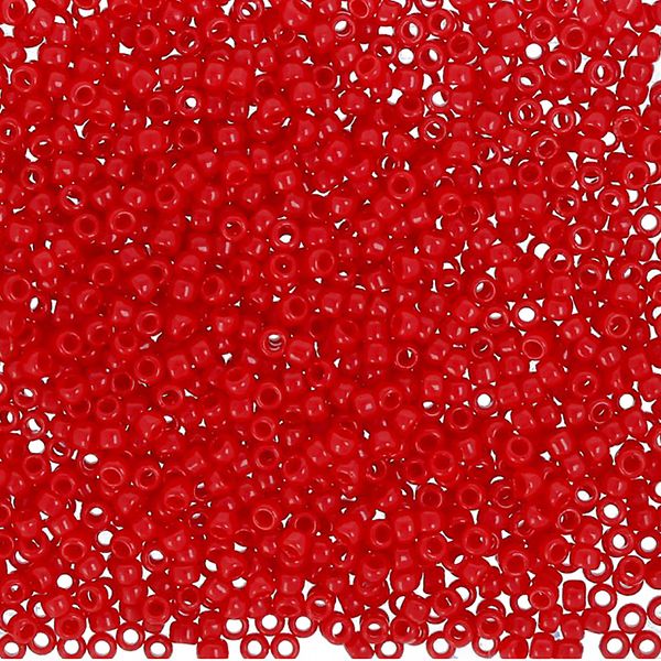Бисер Toho 15/0 круглый (1.5 мм), 25 г (5х5 г), 0045 вишневый