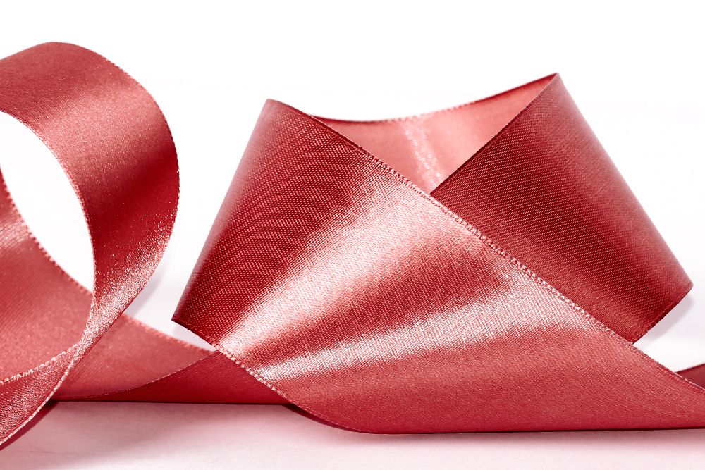 Лента атласная 1-сторонняя 50.0 мм / 33±2 метра, 147 грязно-розовый, Gamma