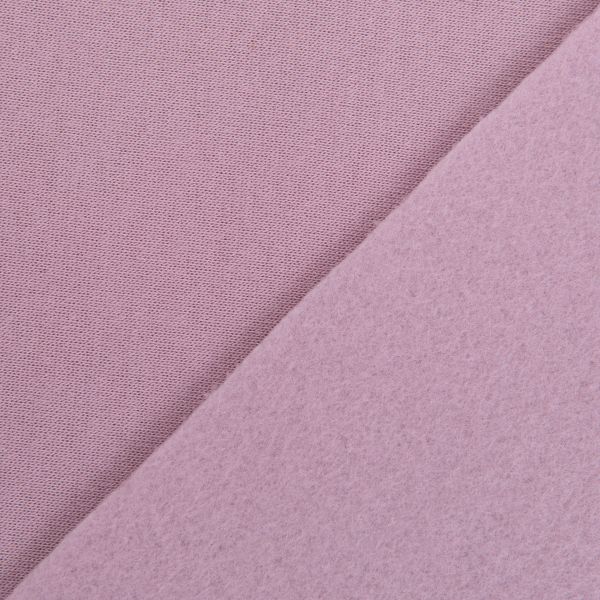 Футер 2-нитка с начесом 275 г/м², 150х180±5 см, гр.розовый/dusty pink, Gamma DBKTN