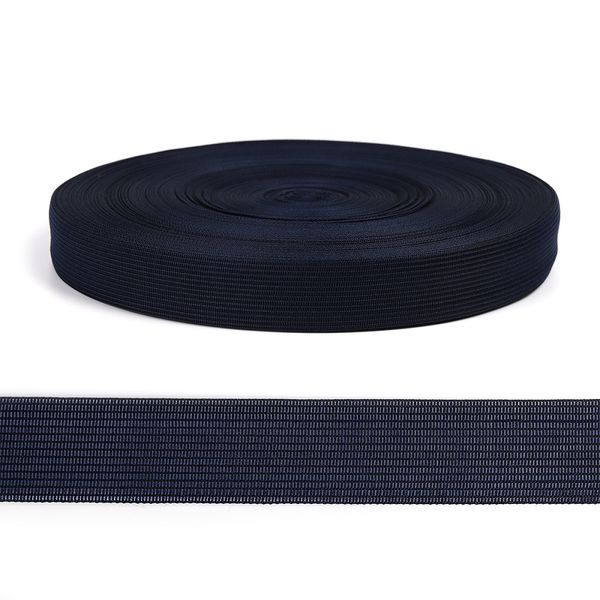 Тесьма (лента) окантовочная 22 мм / 100 метров, вязаная, 4С-516/22с24 цв.026 т.синий