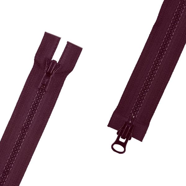 Молния трактор Т5 (5 мм) 2 зам., разъем., 85 см, 173 бордовый, G3052 Gamma, 10 шт