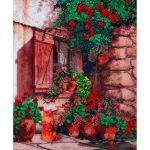 Набор для вышивания бисером Hobby&Pro, Уютный уголок, 25х30 см