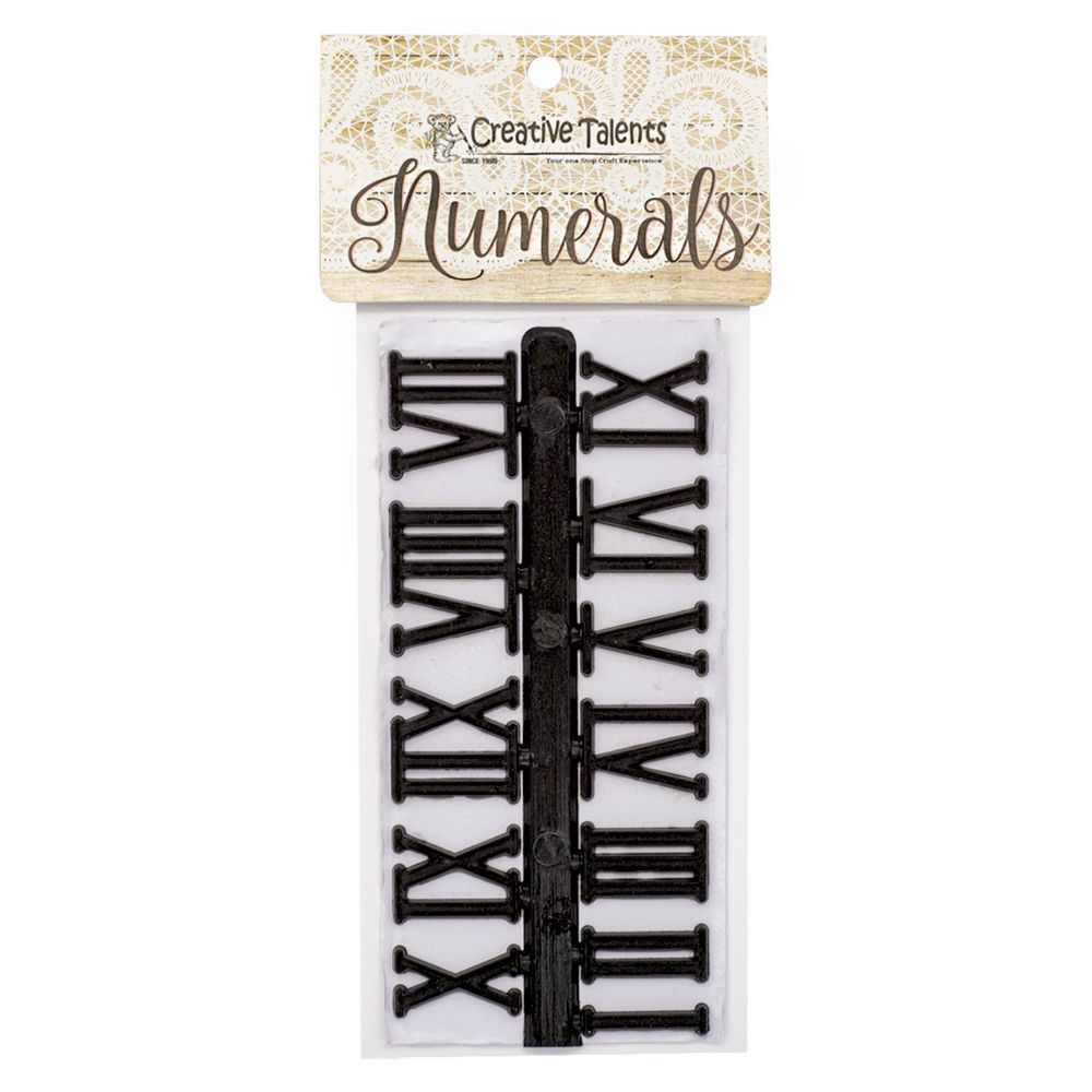 Цифры римские для часов 2,3см (черный), 5AS-088